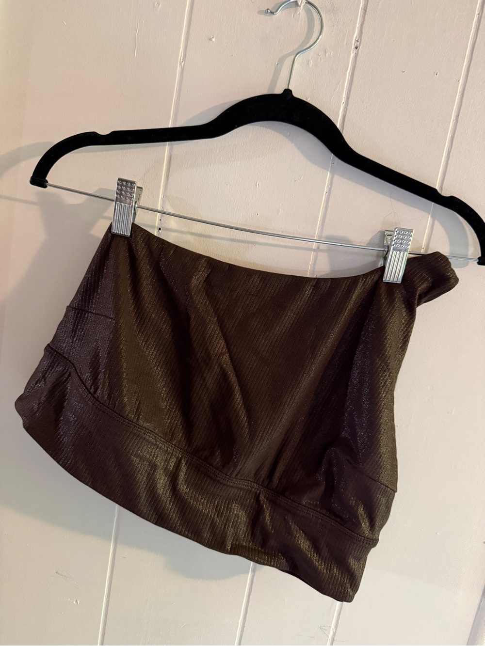 lululemon athletica align asymmetrical ribbed shine bra